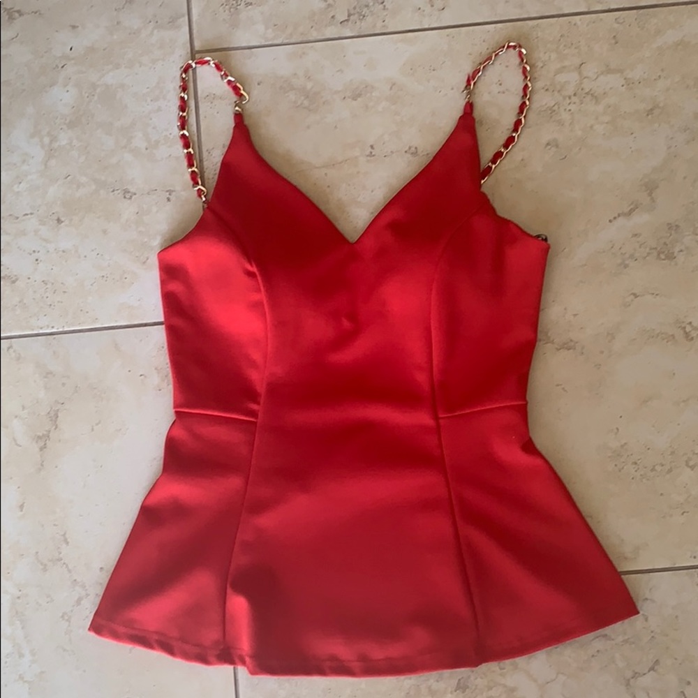 Red Party Top